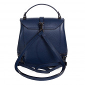 Rucsac dama din piele naturala DiAmanti Enna Blu Scuro